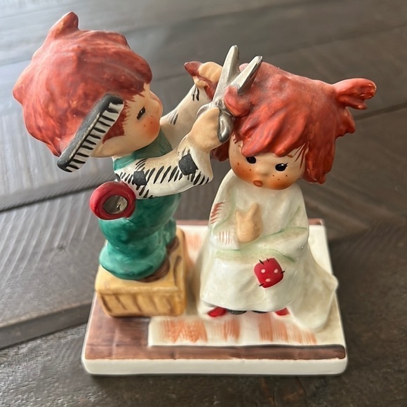 Vintage W. Goebel Charlot Byj Red Head Figurine Sheer Nonsense BYJ 5 - Picture 1 of 9